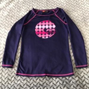 Roxy Girl Rashgard, Purple, Size 5